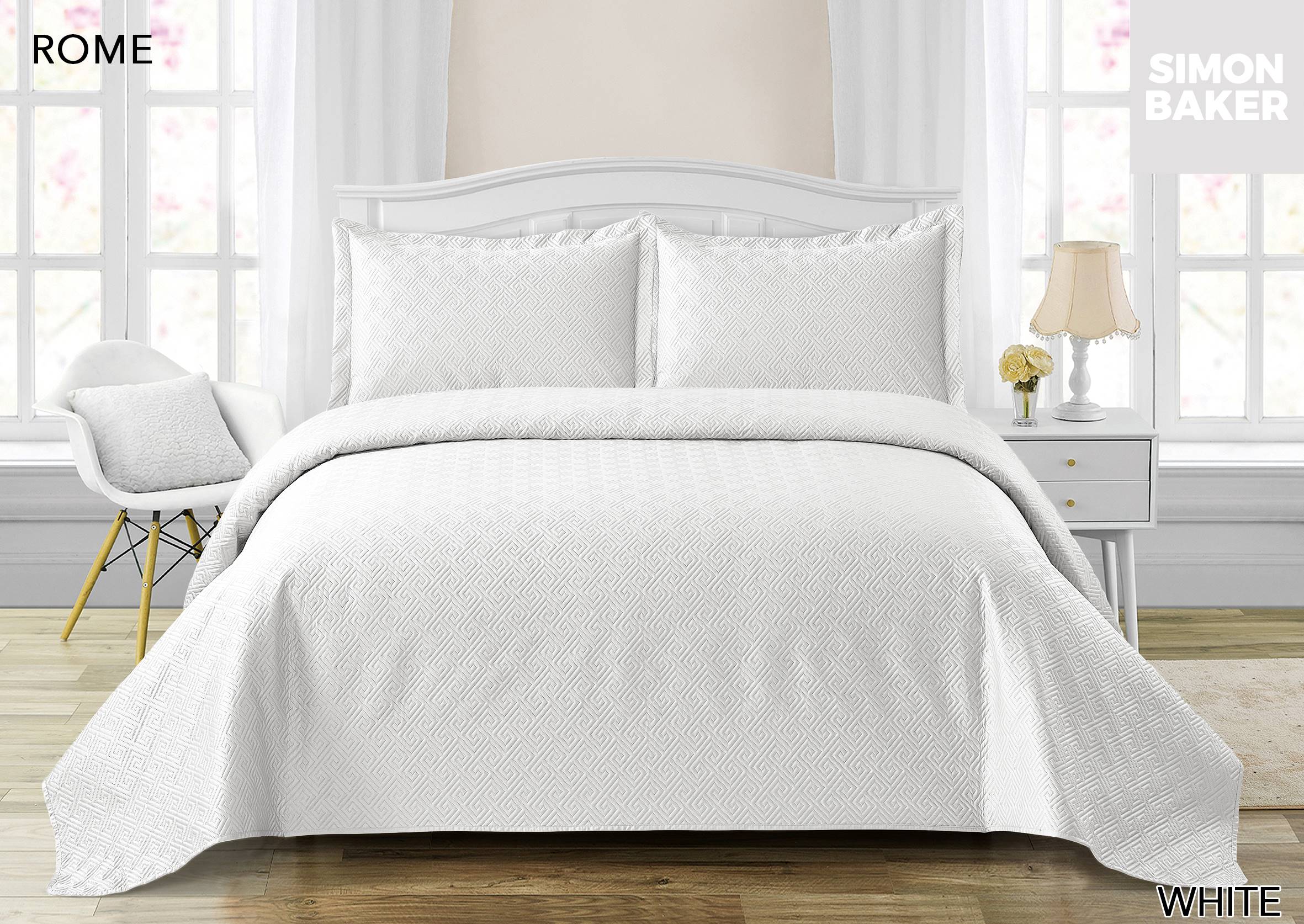 Rome Pin-Quilt Bedspread
